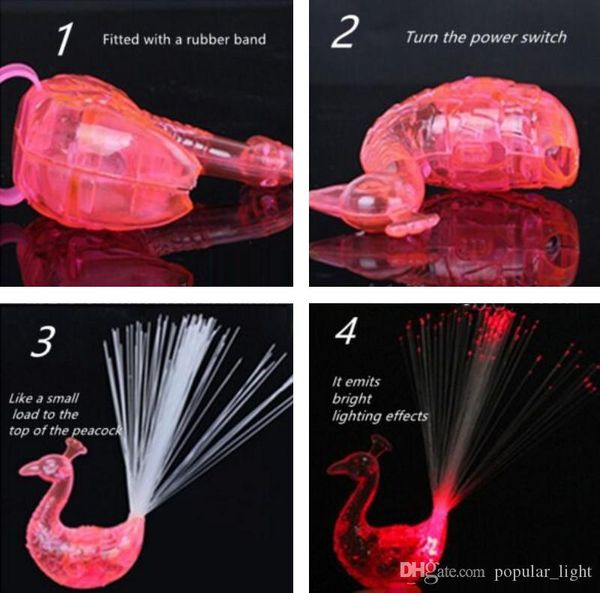 

2017 new новый дизайн красочный свет peacock светодиодные вверх палец игрушки лучший рождественский halloween party подарки myy