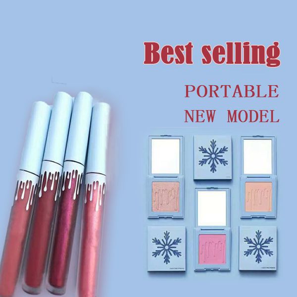 

2018 makeup sets liquid matte lipsticks kit eyeshadow palette gloss highlighter christmas gift kitdhl shipping
