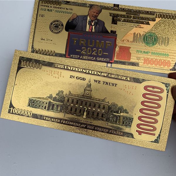

дешевые игрушки дональд трамп доллар сша президент банкнота золотой фольги bills памятная монета crafts америка выборы поставка dhl e3408