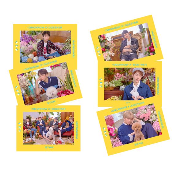 

txt crown celebrity style mini truck p cards star mini truck transparent frosted card 6-selectable