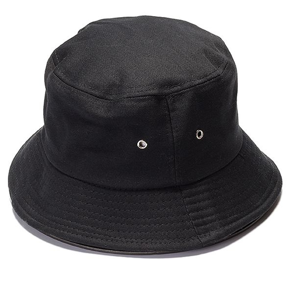 

fashion ring letter bucket hat men women k pop bob outdoor sun hat black yellow hip hop panama fishing fisherman hat, Blue;gray