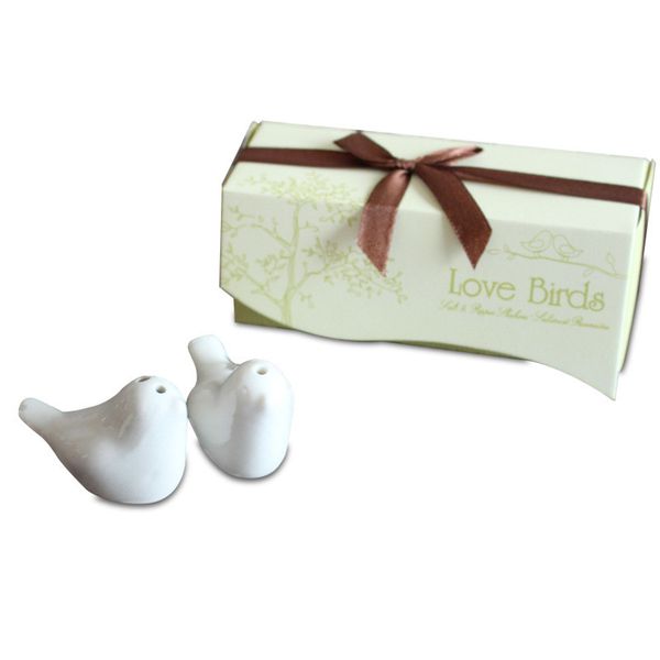 Useful Wedding Souvenirs Guests Love Birds Salt And Pepper Shakers