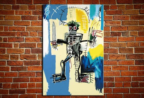 

жан-мишель баския «воин, 1982» большая стена изображение home decor расписанную hd печать картина маслом на холсте wall art холст 200303