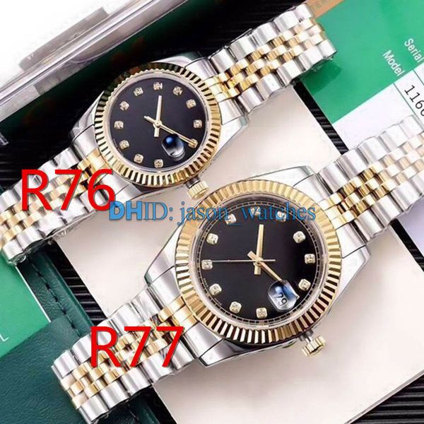

116333 datejust luxury watch sapphire mens designer watches 8215 6t51 mechanical automatic writwatches luxury women watches with box r75, Slivery;brown