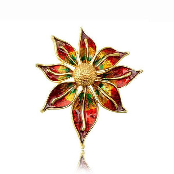 

vintage flower brooches for women simple design fashion jewelry accessories wedding pin and brooch gift sweater cardigans pins, Gray
