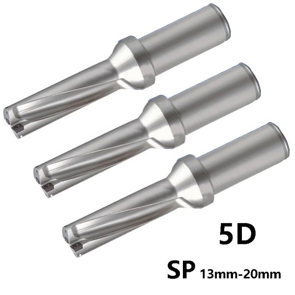 

indexable drill bit sp type 5d u drill shallow hole cnc 13mm-20mm use carbide inserts spmg fast drilling high quality
