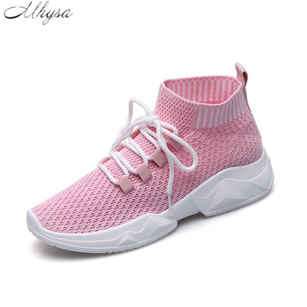 

mhysa women's ankle boots shoes fashion breathable spring summer sneakers comfortable light casual boots woman shoes z09, Black