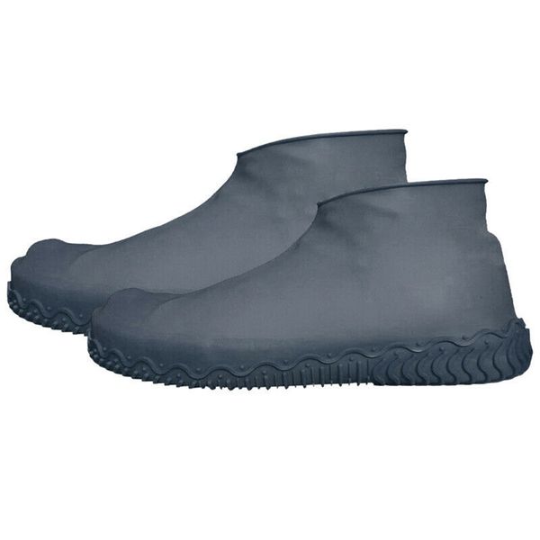 

1 pair reusable latex shoe covers anti-slip waterproof rain boot overshoes dx88