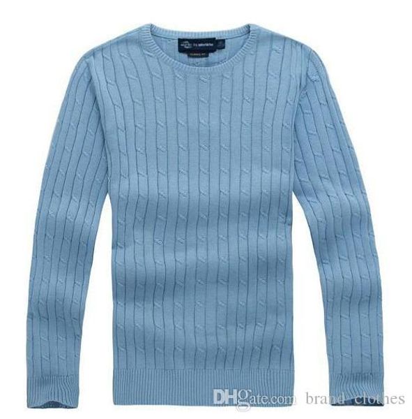 

2018 new mile wile polo brand men's twist sweater knit cotton sweater jumper pullover sweater men