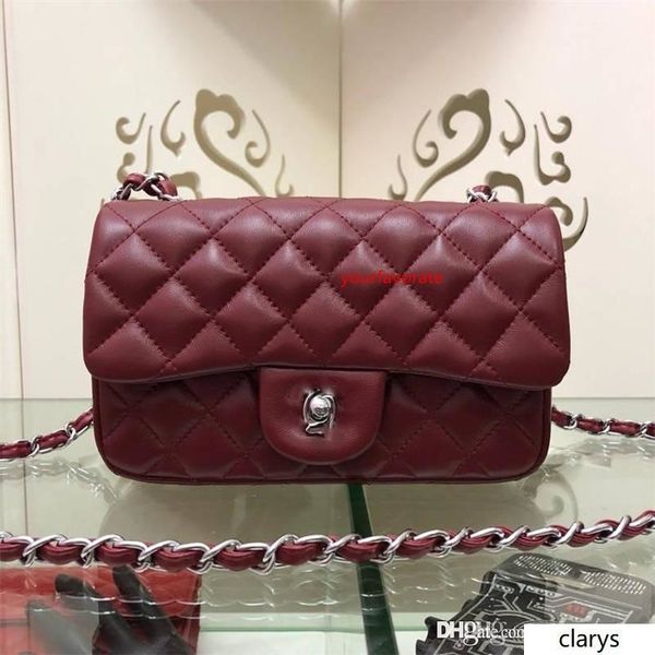 

2020 matelasse bordeaux quilted lambskin woc wallet on chain shoulder bag 1116 size:20*12*7cm