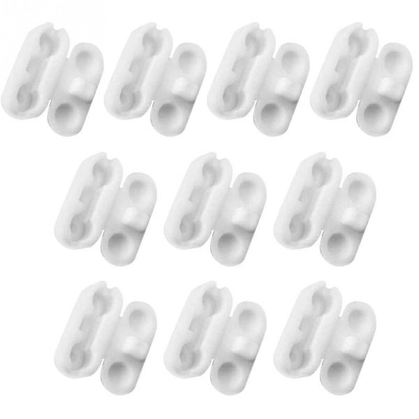 30 Piezas de Reemplazo de Clips Conectores de Cuerda Cadena de Bola de Persiana Enrollable Romana Vertical