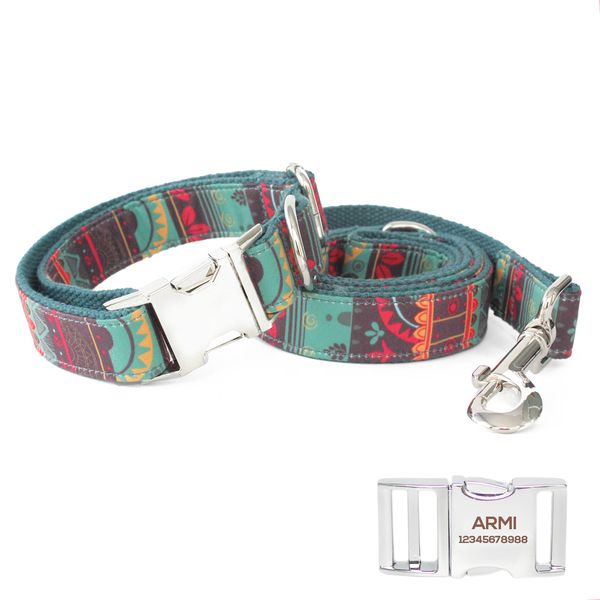 

handcrafted dog collar leads engraving collars unique pattern a6045001 pet supplies accessories