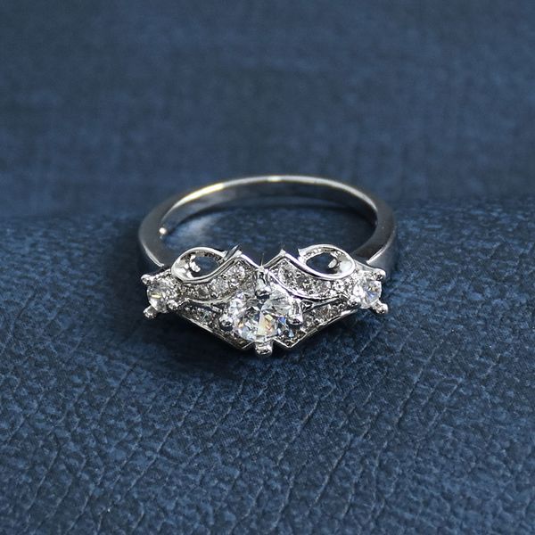 

rings for women white zircon cubic elegant rings female wedding jewerly new trendy crystal ring zr013
