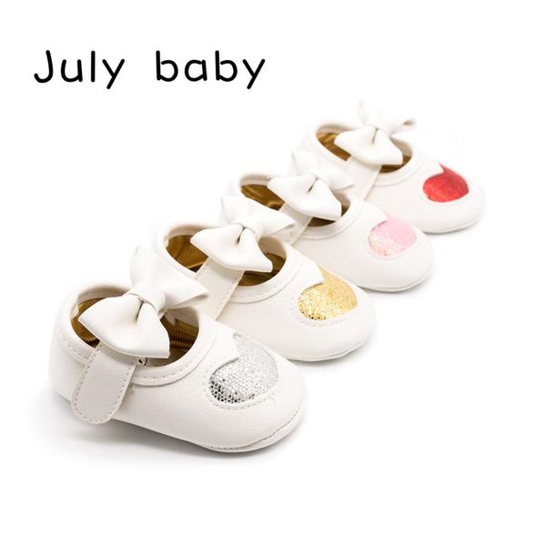 

july baby 0-1 year old baby toddler shoes shoes home small leather white garden