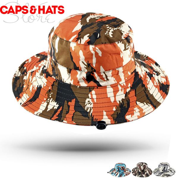 

2019s parent-child camouflage bucket hat outdoor mountaineering hunting fisherman cap fishing caps czapka muts