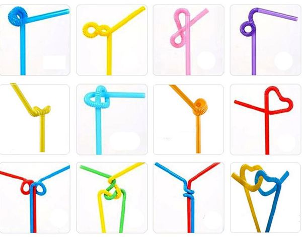 

50pcs pegeant plastic drinking straws wedding birthday party
