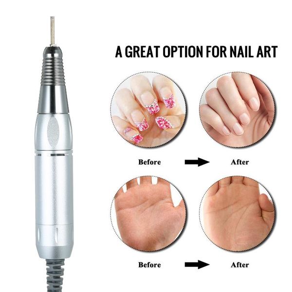 

electric nail art drill pen professional file polish grind machine handpiece manicure pedicure tool nail art accessories sliver