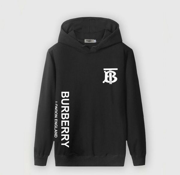 

burberri mens designer hoodie luxury fashion trend brand pullover letter logo cotton casual comfort large sports campus sweater, White;black