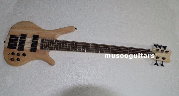 

brand new 5 string electric bass with thru-neck unfinish bass