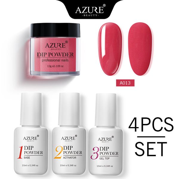 

nail glitter beauty 4pcs/lot dipping powder base coat set shiny dip gradient color kits gel activator, Silver;gold