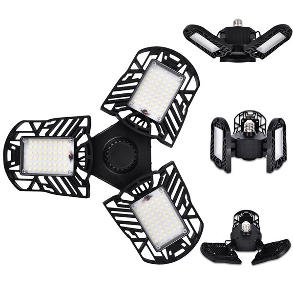 

60вт светодиодный гаражный потолок, 6000k дневной свет светодиодный потолочный светильник, 6000lm светодиодные гаражные фонари, с 3 регулиру