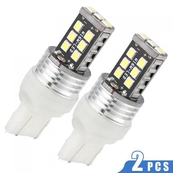 

2pcs 12v прочный super white t20 15 smd 2835 светодиодные лампы для автомобилей auto brake лампа указателей поворота лампочки