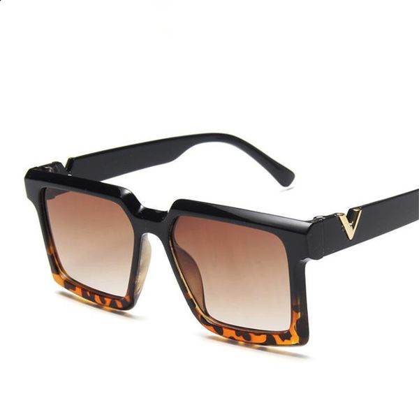 

fashion women & men personality v sunglasses oversize frame sun glasses goggles anti-uv spectacles eyeglasses sun glasses eyewear a, White;black
