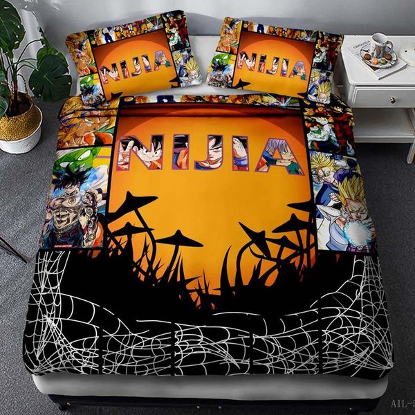 

halloween party bedding 3d custom 3pcs holiday king size bedding set  quilt cover comfort designer flower private custom