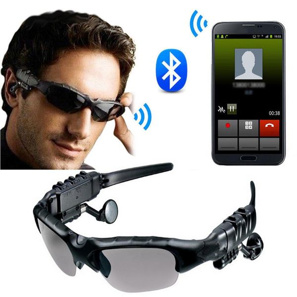 

smart wireless bluetooth outdoor sports sunglasses with headphone earbuds telephone music sun glasses for men and women, White;black