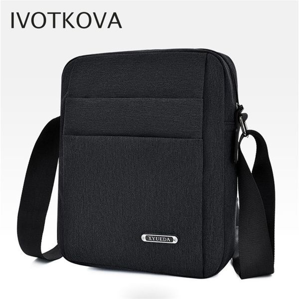 

ivotkova man daily carry bag men nylon shoulder bag casual travel men's crossbody male messenger bags small packs
