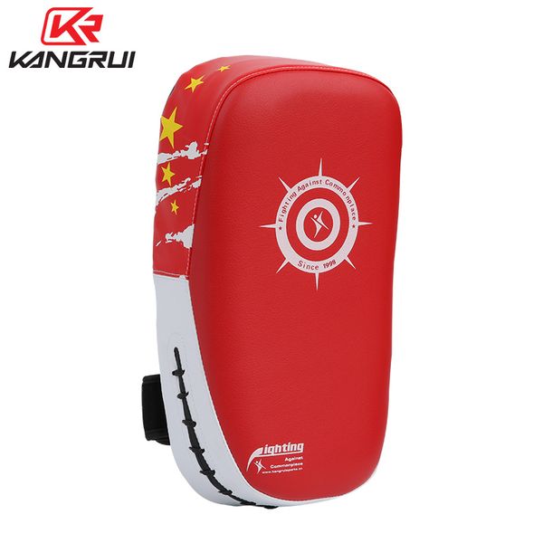 

1 piece 410g pu arc shape muay thai taekwondo boxing pads kickboxing shield focus target martial arts training equipment deo