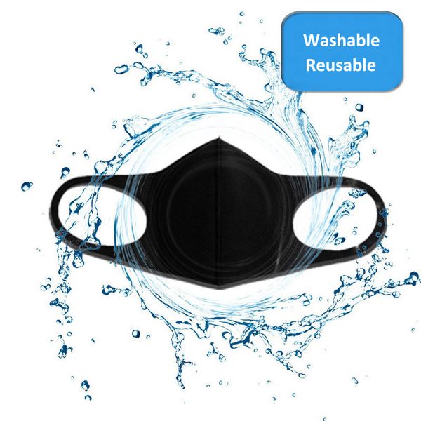 

2020 black anti-corrosion mask pm2.5 reusable powder filter mask male female respirator new