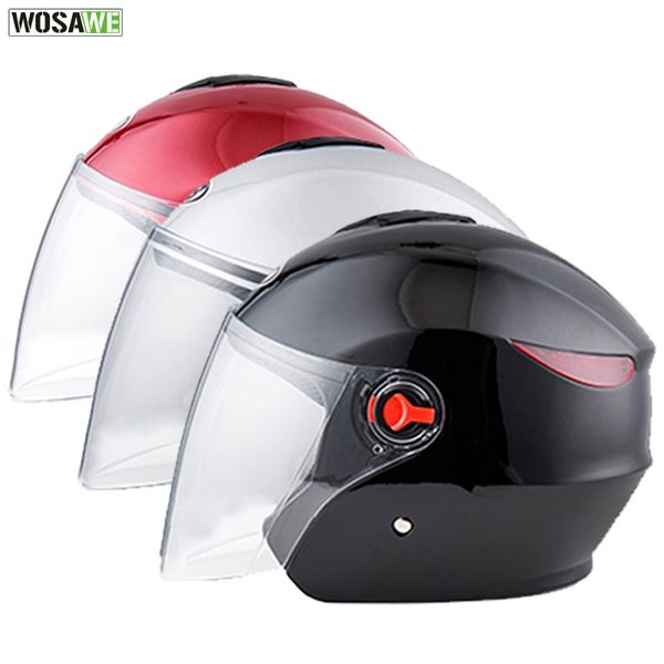

motorcycle helmet moto motorbike safety protection hat motocross scooter helmet protective off-road half face mask