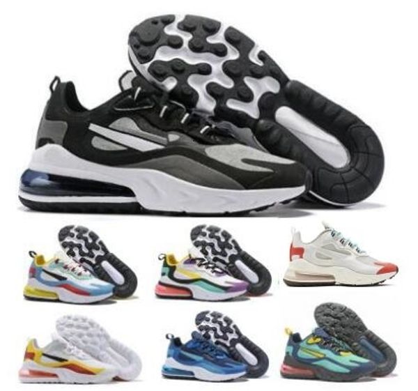 

new arrivel react men running shoes sug8r bauhaus optical triple black fashion mens trainers breathable sports sneakers size 36-45