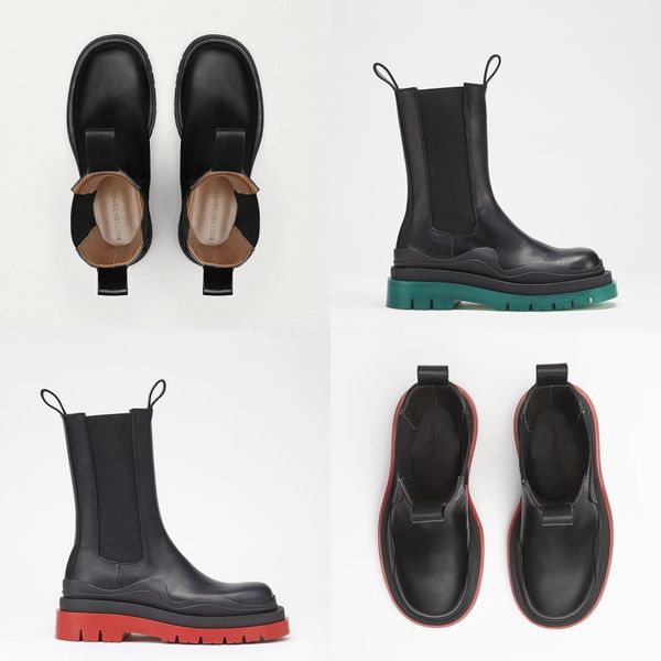 

women's boots autumn winter boots women new pointed thick with side zipper knee high elastic women's shoes#107, Black