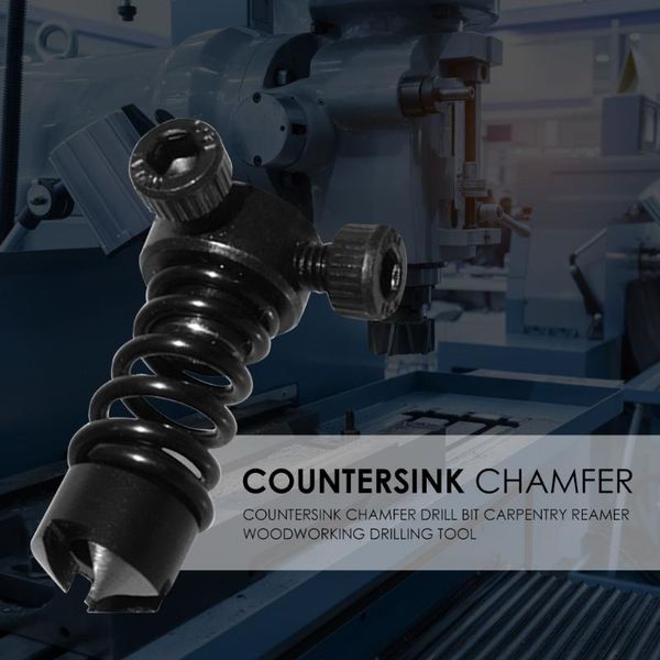 

countersink drill bits reamer strong toughness wooden drilling pilot holes carpentry portable woodworking chamfer