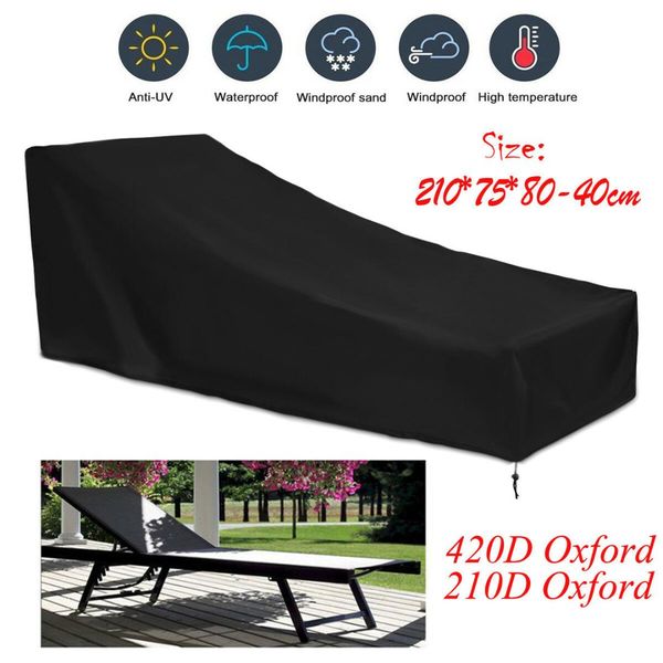 

waterproof outdoor chaise lounge chair cover dustproof patio furniture protector