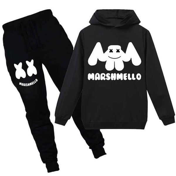 

2pcs/set kids kids sweater big children's clothing kids winter clothes designer brand hoodies boys girls long sleeve tracksuit, White