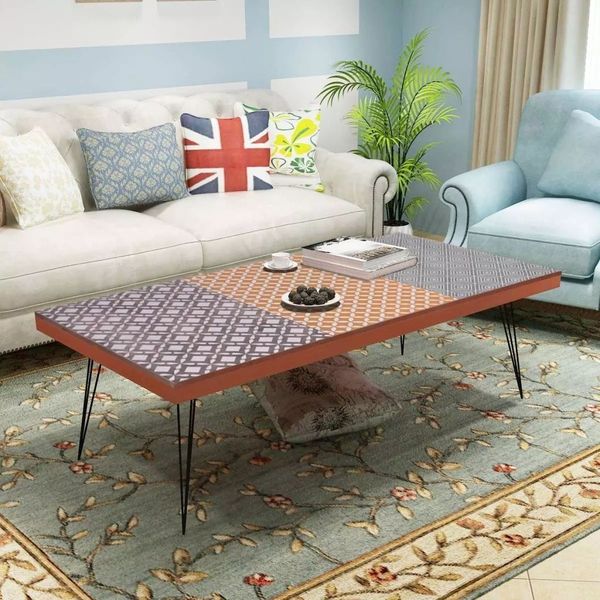 

coffee table 120x60x38 cm brown dining room furniture