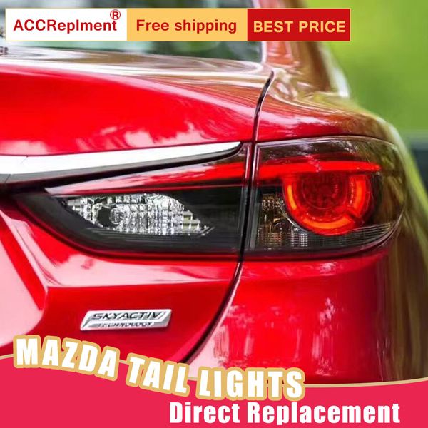 

car styling led tail lamp for 6 tail lights 2014-2018 for atenza rear light drl+turn signal+brake+reverse led lights