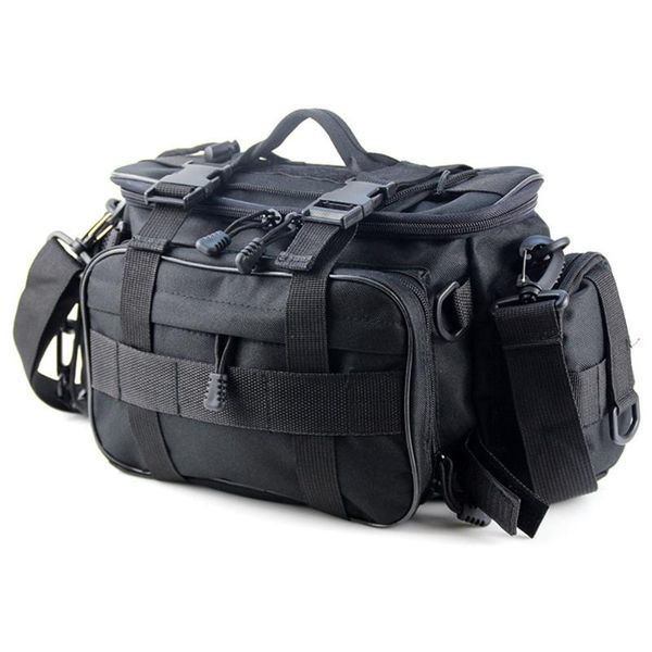 

fishing tackle bag shoulder pack gear bait reel lure organizer pouch case box