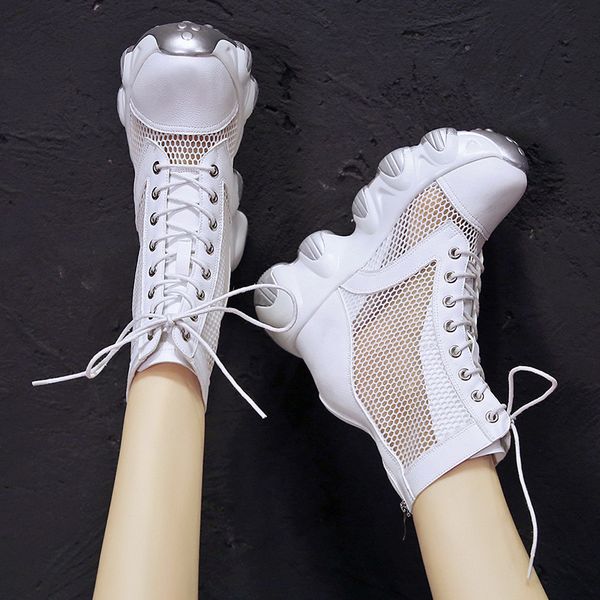 

low sandals woman leather lace denim women's shoes shoes lady 2020 increasing height suit female beige all-match low-heeled, Black