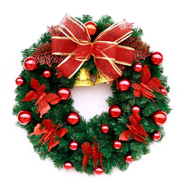 

ting zhi christmas wreath festive supplies l mall showcase decorative pvc wreath door hanging vine ring