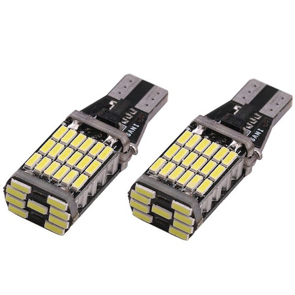 

t15 w16w светодиодные обратные лампочки 920 921 912 canbus 4014 45smd led highlight резервных парковки светой лампа лампа dc12v