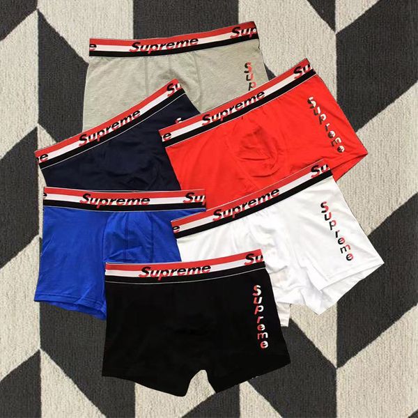 

мужчины мода боксёры 2020 новые трусы прибытия для mens casual дышащего письма printed трусы мужчина марк боксеры 6 цветов, Black;white