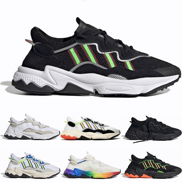 

2019 xeno ozweego for men women casual shoes fashion mens core black bold orange pride trainer sport womens triple black sneaker shoes