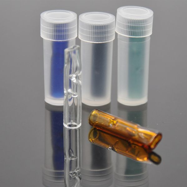Pesti del filtro di sigaretta tubo di vetro Porta del filtro vetro vetro usa ente usa e getta di carta a secco a secco con pipi di fumo di vetro pirex