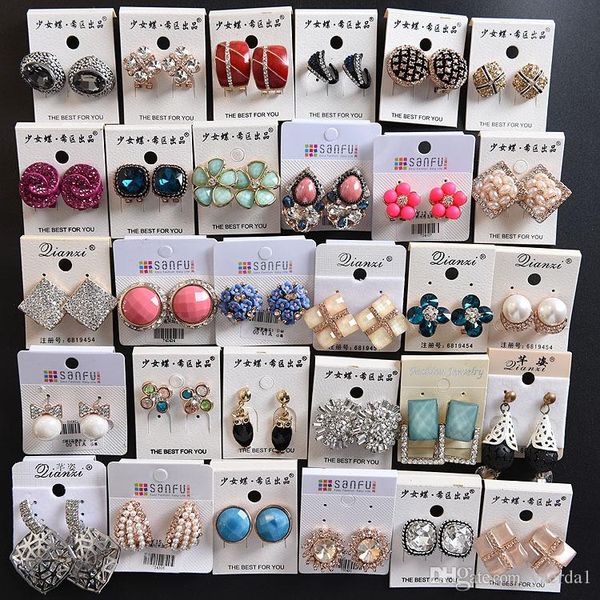 

2018 as full zircon series simple paragraph shiny diamond bow earrings earrings temperament korean earrings wholesale kendra scott, Silver