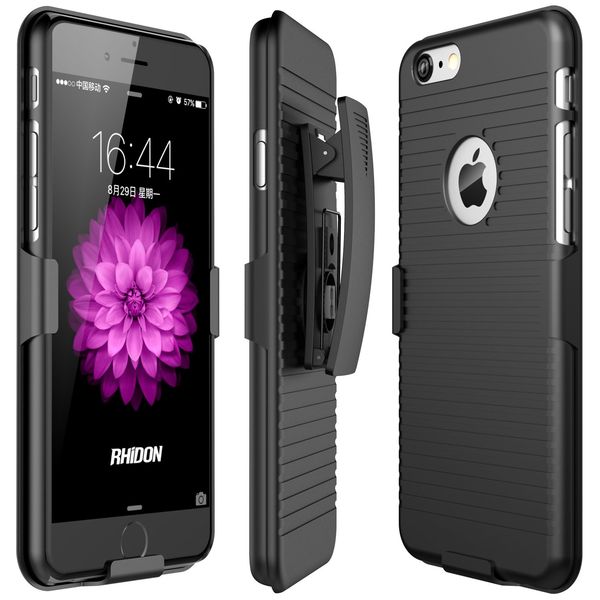 

holster case 2 in 1 hybrid hard shell holster combo kickstand belt clip for iphone 6 6s/iphone 6 plus 6s plus/iphone 7 plus/iphone 8 8 plus