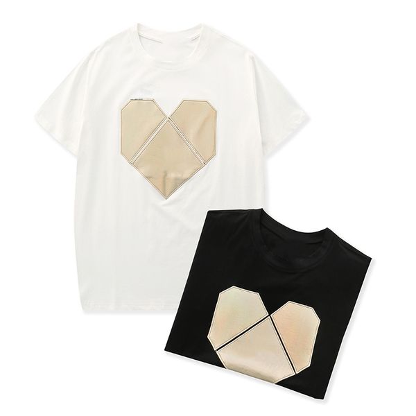 

мужская дизайнерская футболка летняя повседневная мужская свободная футболка с буквенным принтом круглый вырез с коротким рукавом хлопчатобу, White;black